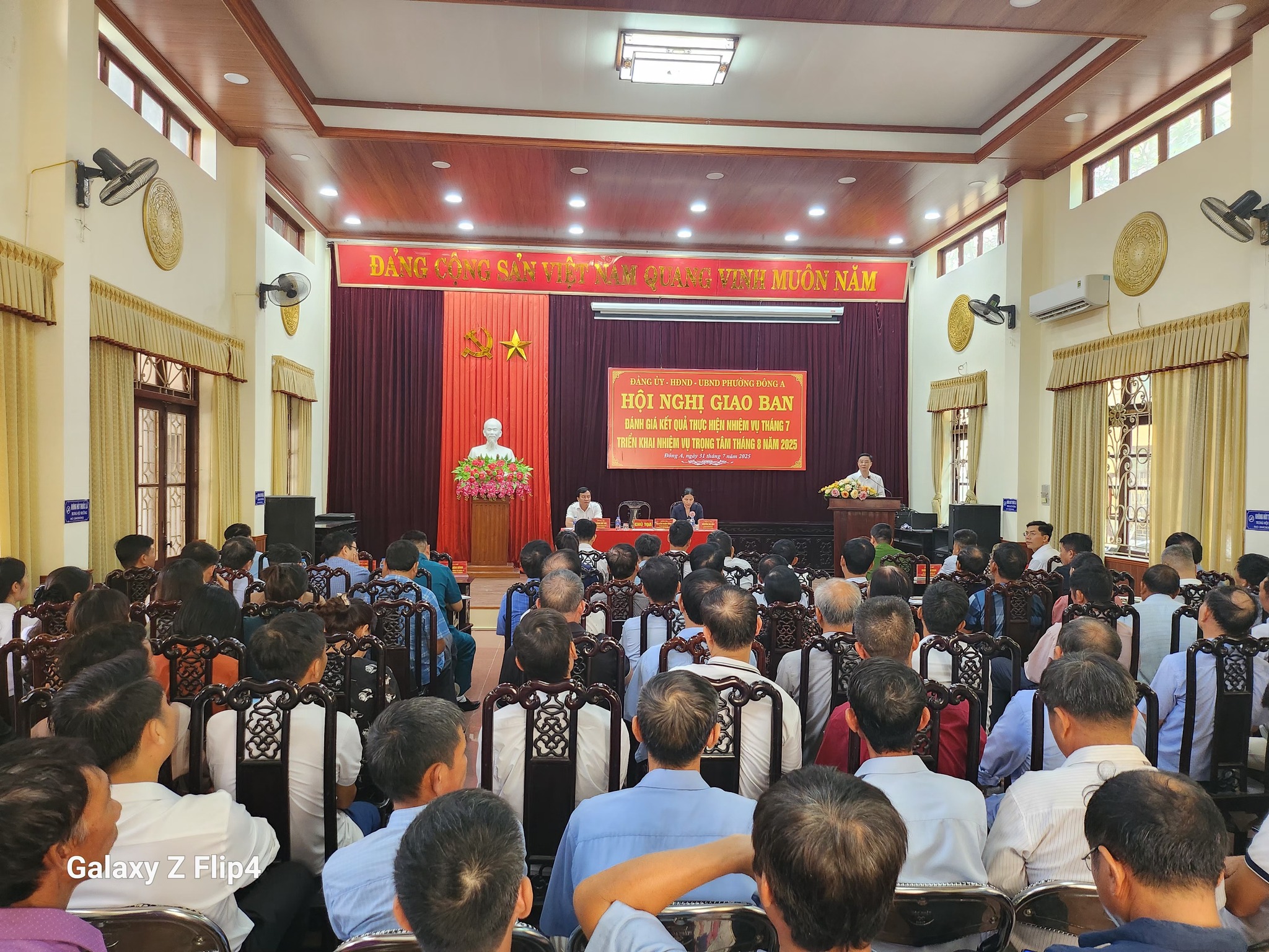 Đảng ủy - HĐND - UBND phường đánh giá kết quả thực hiện nhiệm vụ tháng 7 và triển khai nhiệm vụ trọng tâm tháng 8