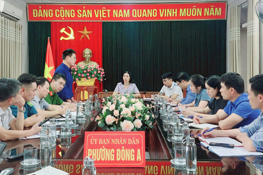 UBND phường đánh giá tình hình thực hiện nhiệm vụ phát triển KT-XH tháng 8, nhiệm vụ trọng tâm tháng 9 năm 2025 